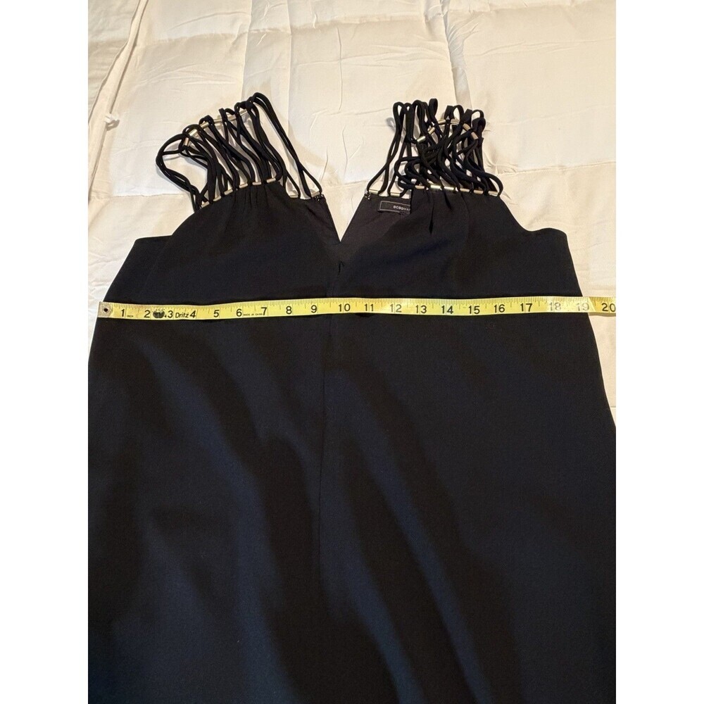 BCBGMAXAZRIA BLACK ARIELLE MULTI-STRAP DRESS LMQ60J53/M961A SZ XS - Picture 5 of 7